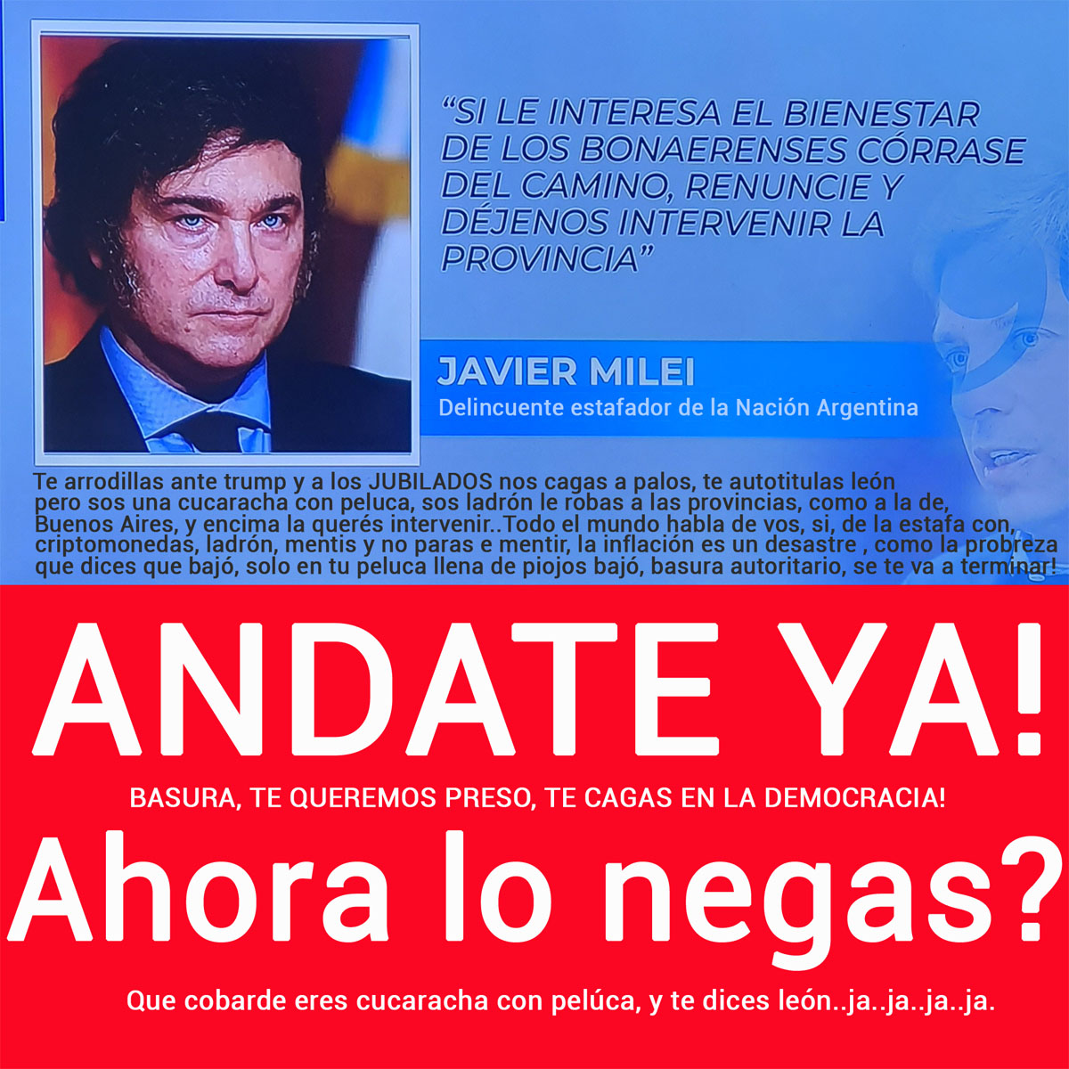 milei ladron